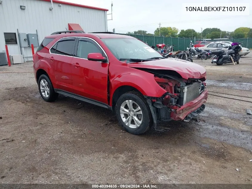 2015 Chevrolet Equinox 1Lt VIN: 1GNALBEKXFZ101107 Lot: 40394635