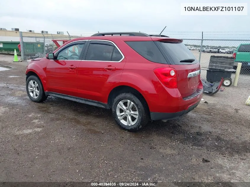 1GNALBEKXFZ101107 2015 Chevrolet Equinox 1Lt