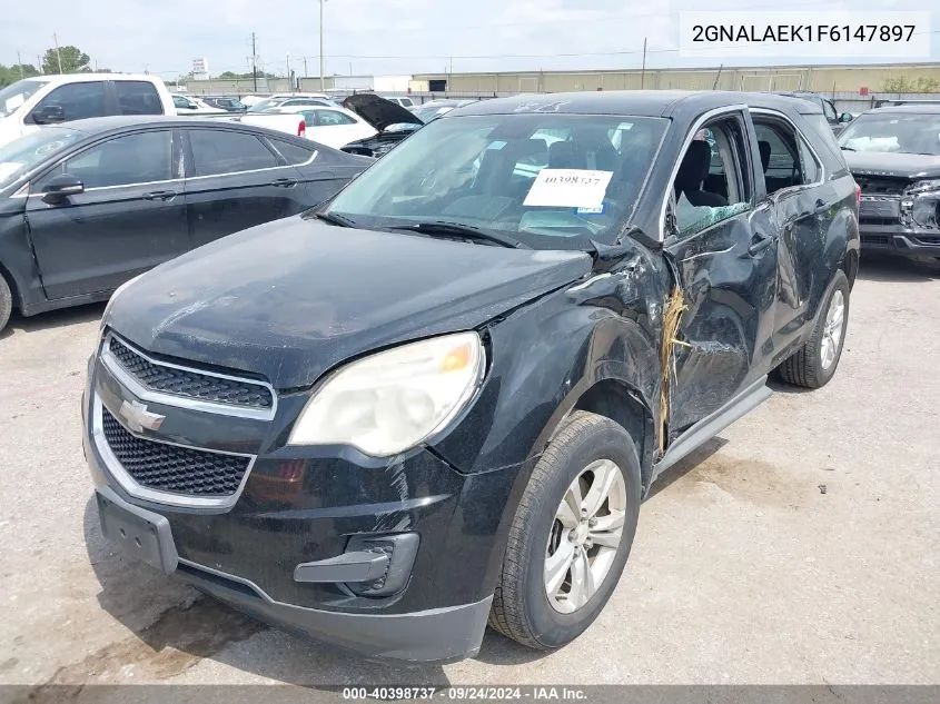 2GNALAEK1F6147897 2015 Chevrolet Equinox Ls