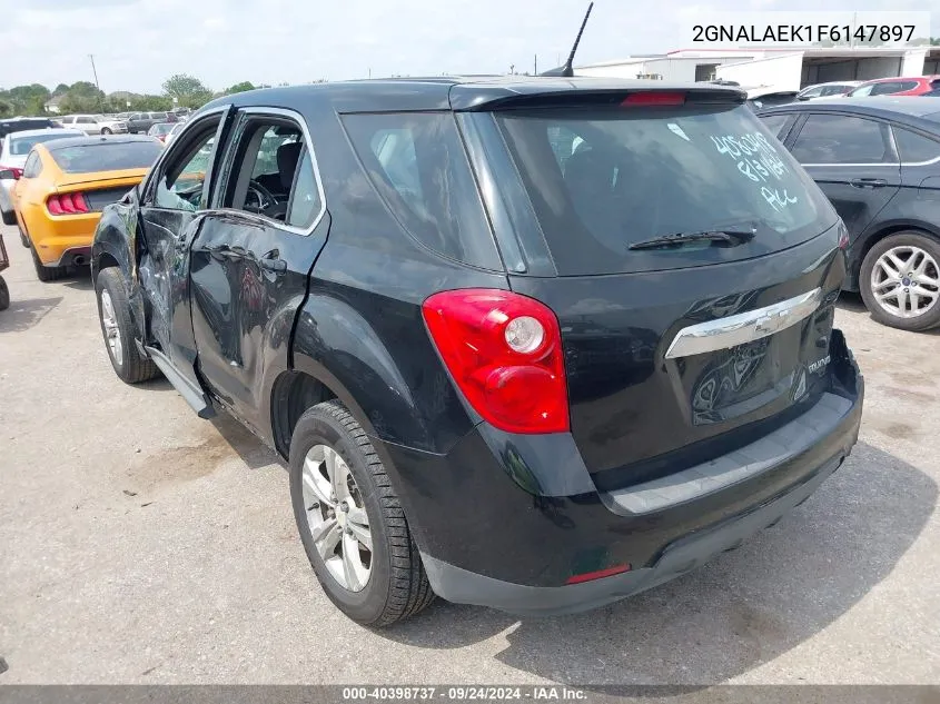 2GNALAEK1F6147897 2015 Chevrolet Equinox Ls