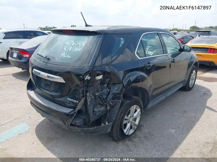 2GNALAEK1F6147897 2015 Chevrolet Equinox Ls