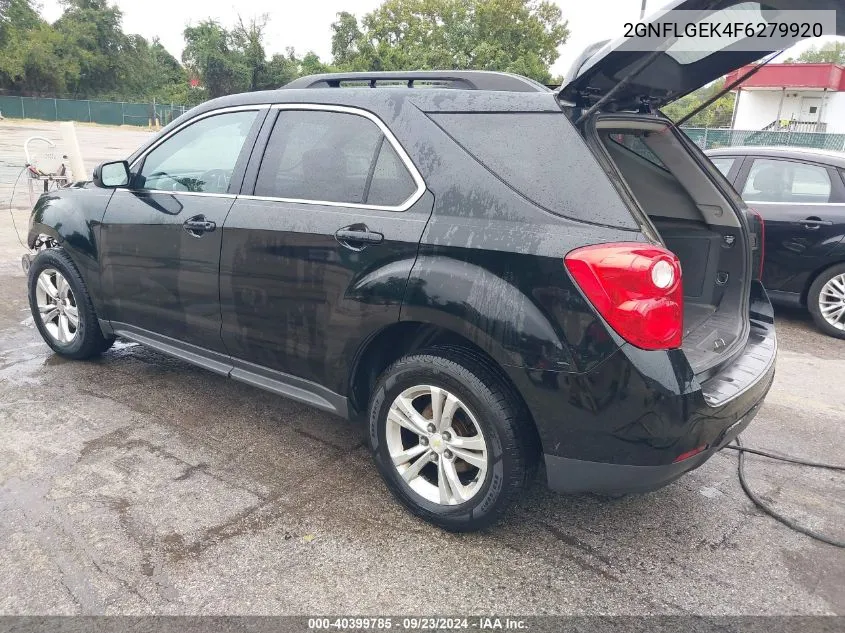 2015 Chevrolet Equinox 2Lt VIN: 2GNFLGEK4F6279920 Lot: 40399785