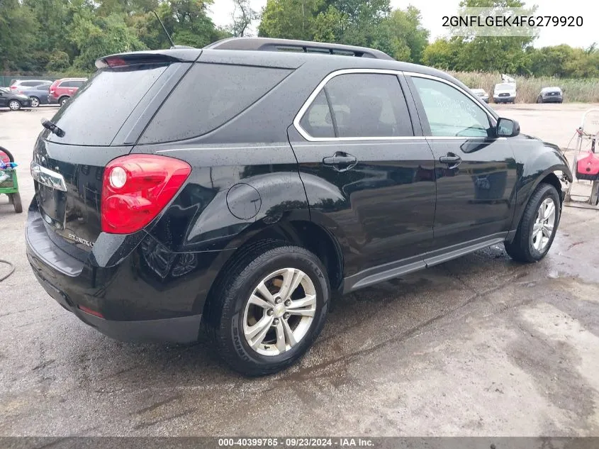 2015 Chevrolet Equinox 2Lt VIN: 2GNFLGEK4F6279920 Lot: 40399785