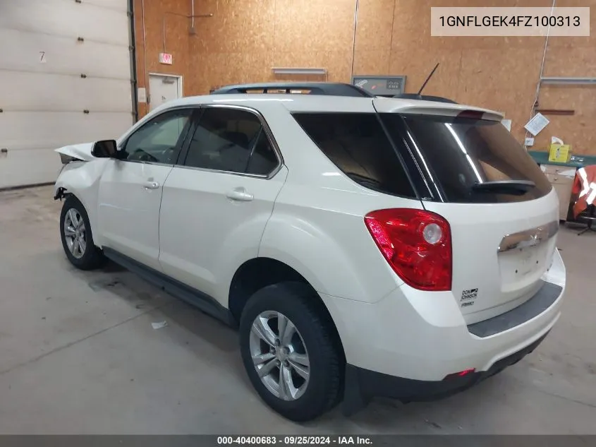 1GNFLGEK4FZ100313 2015 Chevrolet Equinox 2Lt