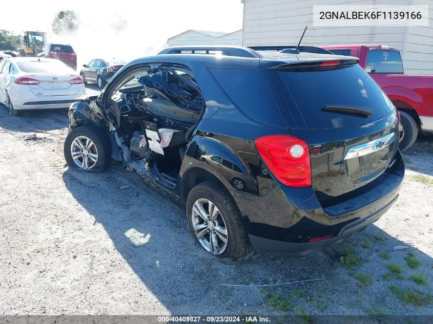 2015 Chevrolet Equinox Lt VIN: 2GNALBEK6F1139166 Lot: 40409827