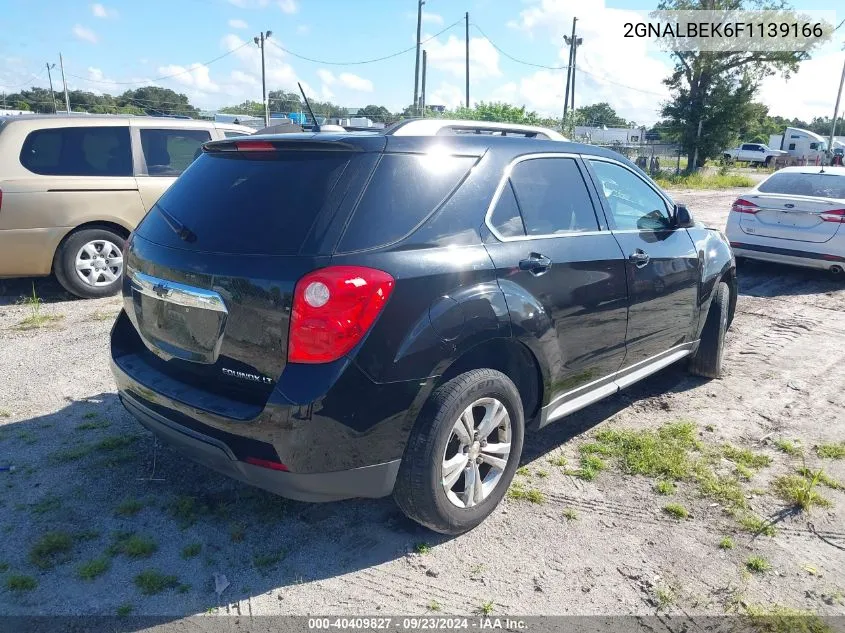 2015 Chevrolet Equinox Lt VIN: 2GNALBEK6F1139166 Lot: 40409827