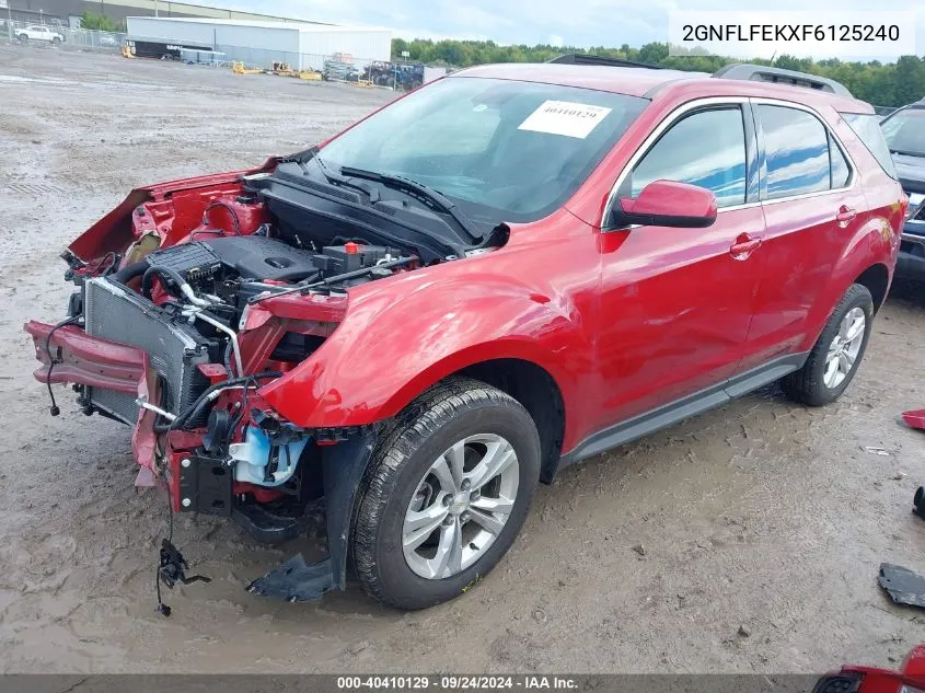 2GNFLFEKXF6125240 2015 Chevrolet Equinox 1Lt