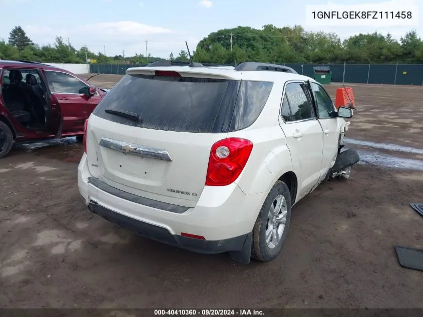 1GNFLGEK8FZ111458 2015 Chevrolet Equinox 2Lt