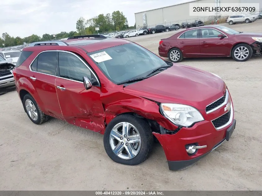 2GNFLHEKXF6367909 2015 Chevrolet Equinox Ltz