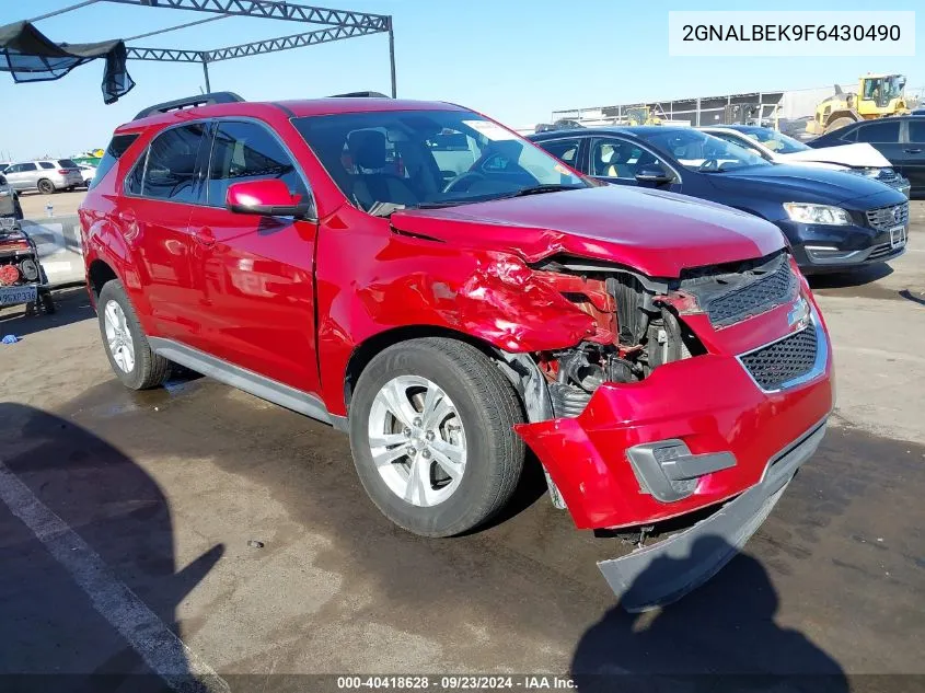 2015 Chevrolet Equinox 1Lt VIN: 2GNALBEK9F6430490 Lot: 40418628