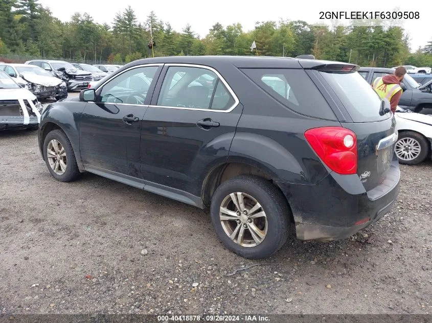 2015 Chevrolet Equinox Ls VIN: 2GNFLEEK1F6309508 Lot: 40418878