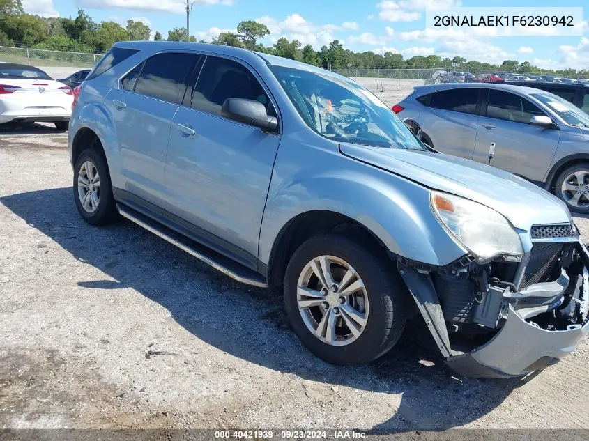 2015 Chevrolet Equinox Ls VIN: 2GNALAEK1F6230942 Lot: 40421939