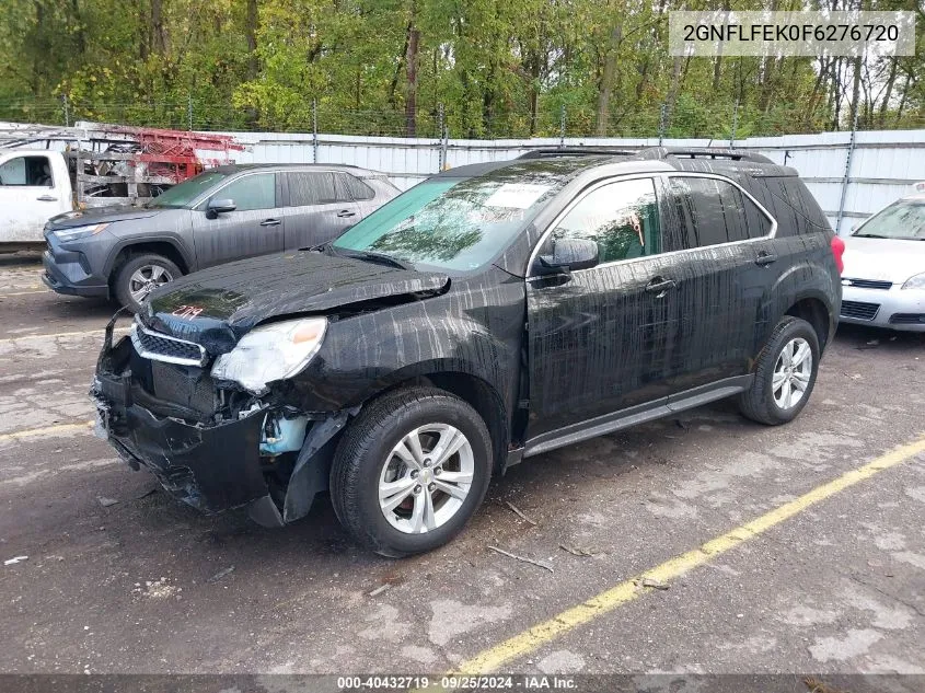 2015 Chevrolet Equinox 1Lt VIN: 2GNFLFEK0F6276720 Lot: 40432719