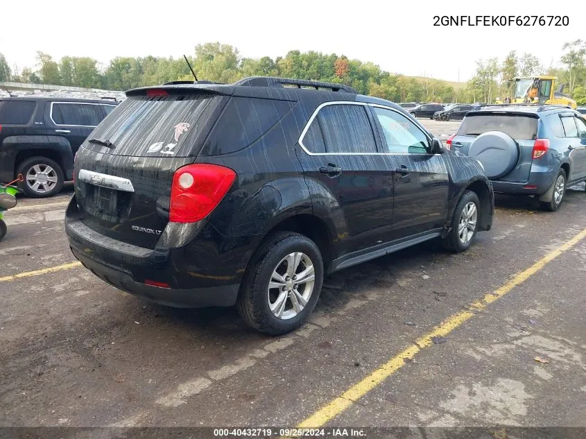 2015 Chevrolet Equinox 1Lt VIN: 2GNFLFEK0F6276720 Lot: 40432719