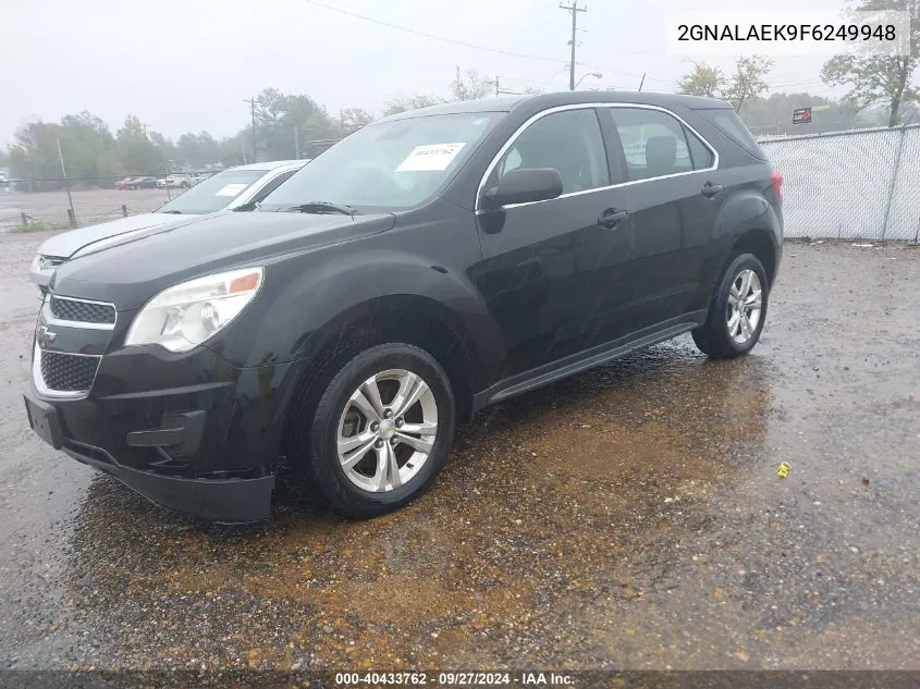 2015 Chevrolet Equinox Ls VIN: 2GNALAEK9F6249948 Lot: 40433762