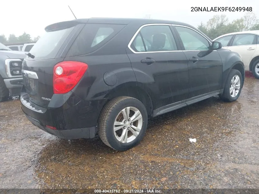 2GNALAEK9F6249948 2015 Chevrolet Equinox Ls