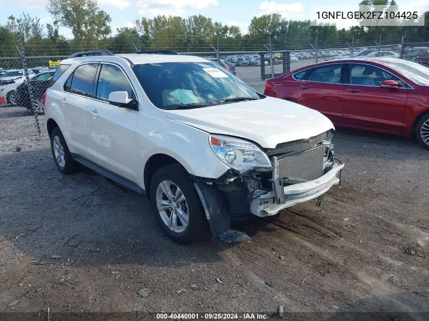 1GNFLGEK2FZ104425 2015 Chevrolet Equinox 2Lt