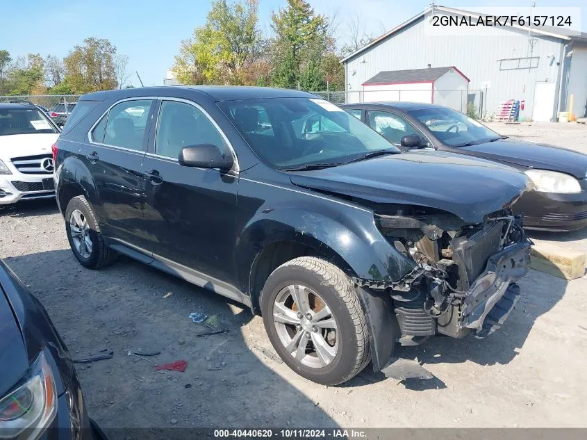 2015 Chevrolet Equinox Ls VIN: 2GNALAEK7F6157124 Lot: 40440620