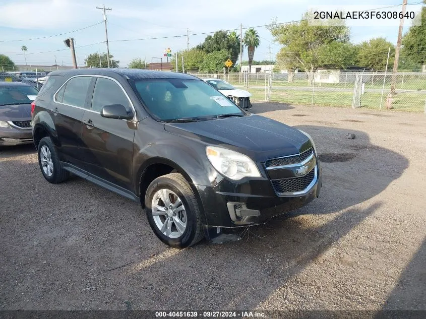 2015 Chevrolet Equinox Ls VIN: 2GNALAEK3F6308640 Lot: 40451639