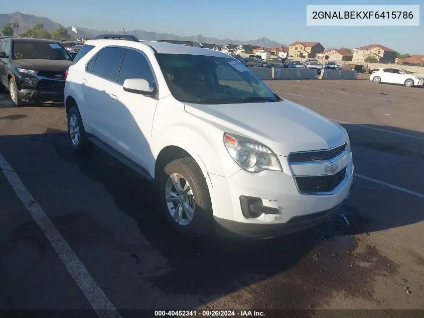 2GNALBEKXF6415786 2015 Chevrolet Equinox 1Lt