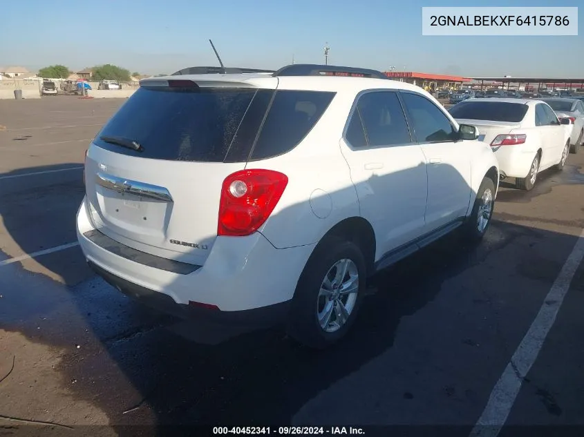 2GNALBEKXF6415786 2015 Chevrolet Equinox 1Lt