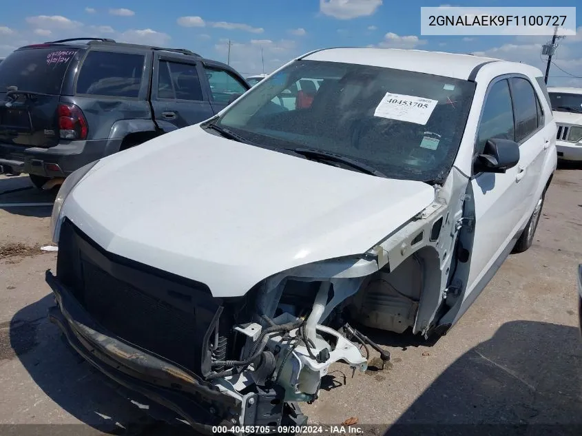 2GNALAEK9F1100727 2015 Chevrolet Equinox Ls