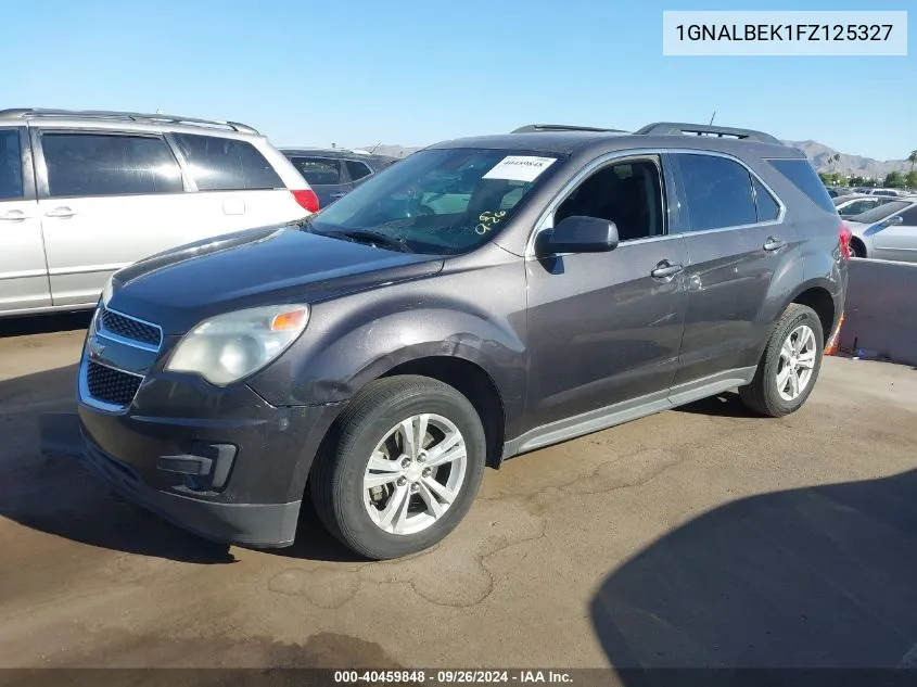 2015 Chevrolet Equinox 1Lt VIN: 1GNALBEK1FZ125327 Lot: 40459848