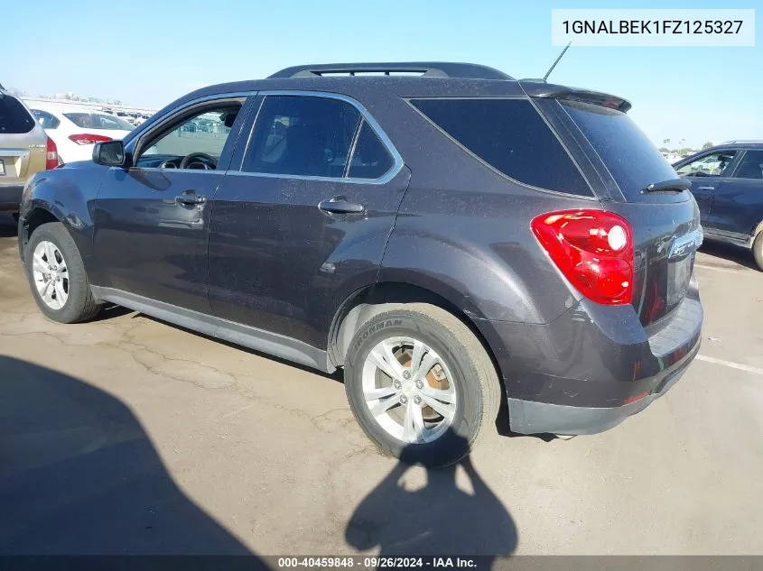 2015 Chevrolet Equinox 1Lt VIN: 1GNALBEK1FZ125327 Lot: 40459848