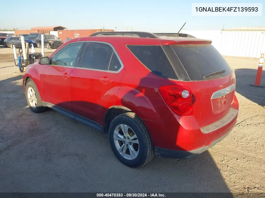 2015 Chevrolet Equinox 1Lt VIN: 1GNALBEK4FZ139593 Lot: 40470383