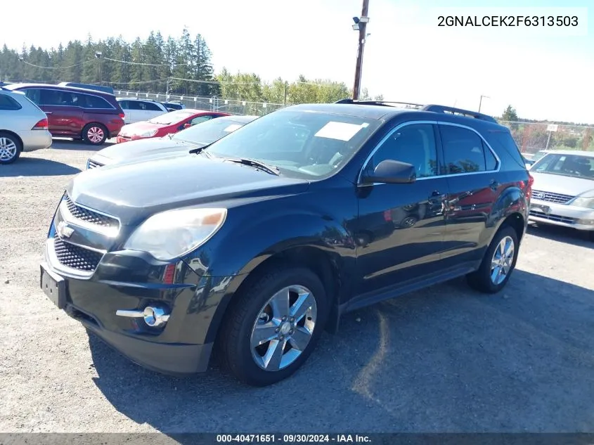 2GNALCEK2F6313503 2015 Chevrolet Equinox 2Lt