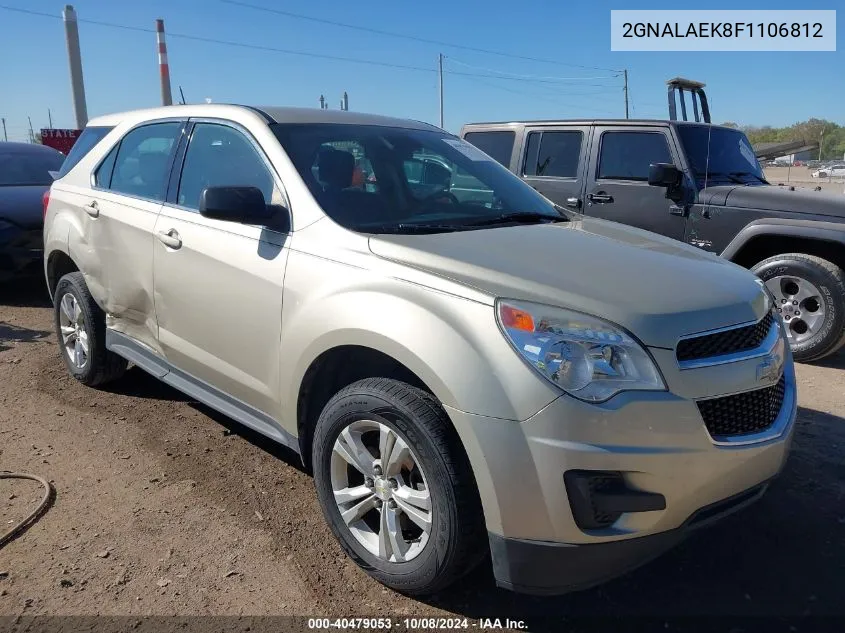 2GNALAEK8F1106812 2015 Chevrolet Equinox Ls