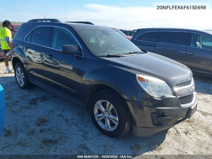 2015 Chevrolet Equinox 1Lt VIN: 2GNFLFEK6F6150698 Lot: 40481338