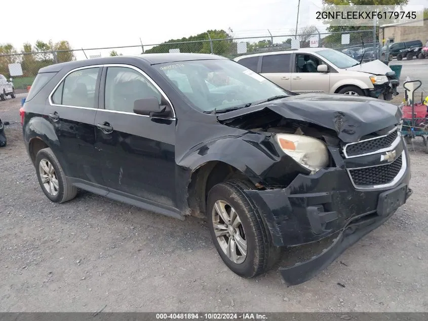 2015 Chevrolet Equinox Ls VIN: 2GNFLEEKXF6179745 Lot: 40481894