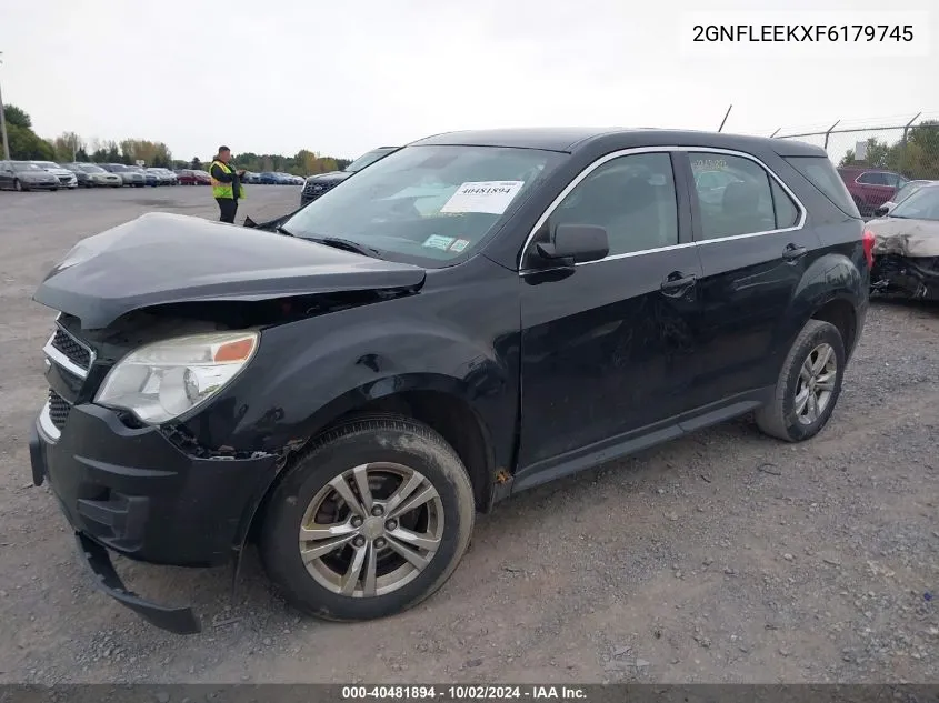 2015 Chevrolet Equinox Ls VIN: 2GNFLEEKXF6179745 Lot: 40481894