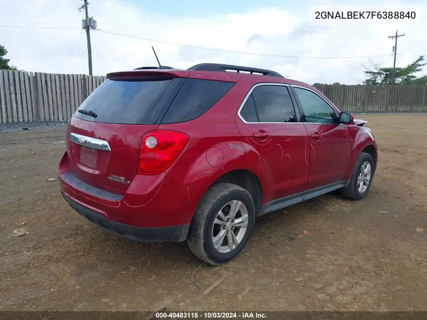 2GNALBEK7F6388840 2015 Chevrolet Equinox 1Lt