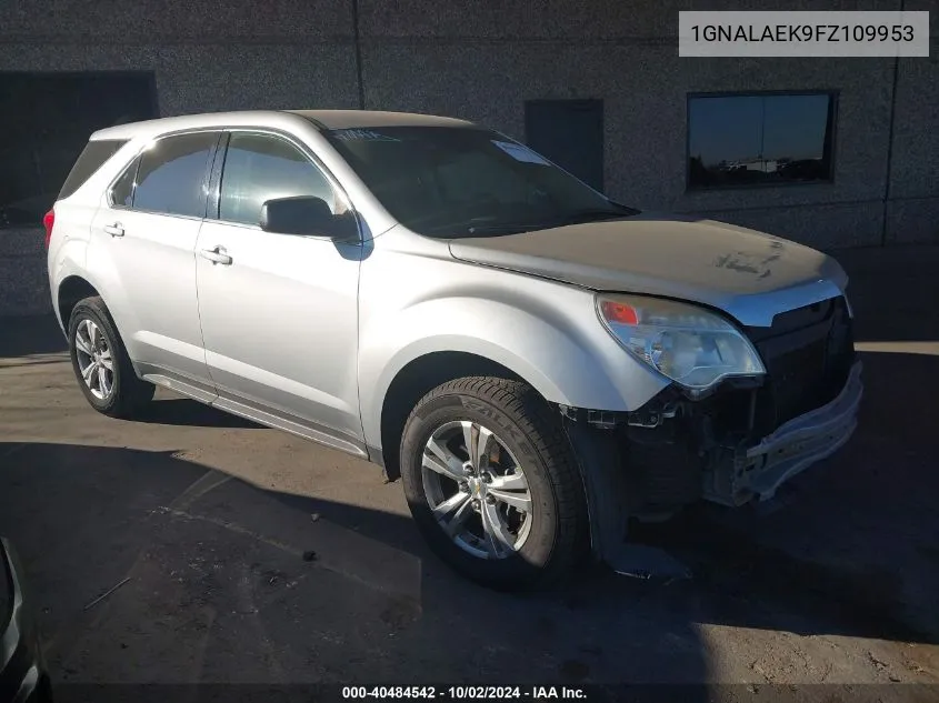 2015 Chevrolet Equinox Ls VIN: 1GNALAEK9FZ109953 Lot: 40484542