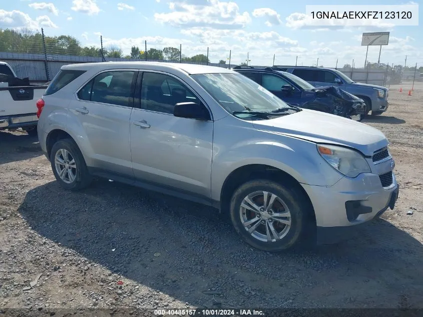 2015 Chevrolet Equinox Ls VIN: 1GNALAEKXFZ123120 Lot: 40485157