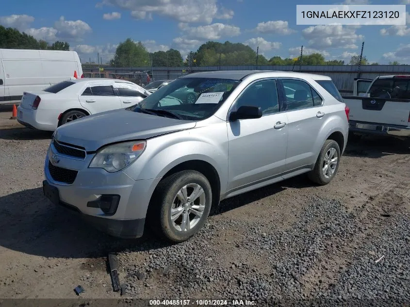 2015 Chevrolet Equinox Ls VIN: 1GNALAEKXFZ123120 Lot: 40485157