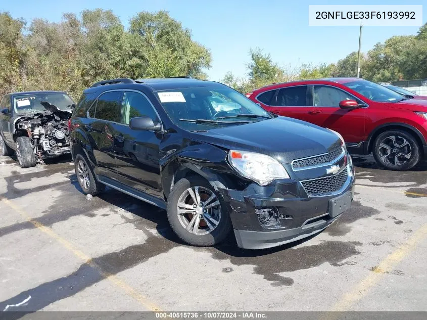 2015 Chevrolet Equinox 2Lt VIN: 2GNFLGE33F6193992 Lot: 40515736