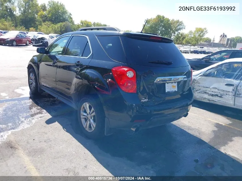 2015 Chevrolet Equinox 2Lt VIN: 2GNFLGE33F6193992 Lot: 40515736