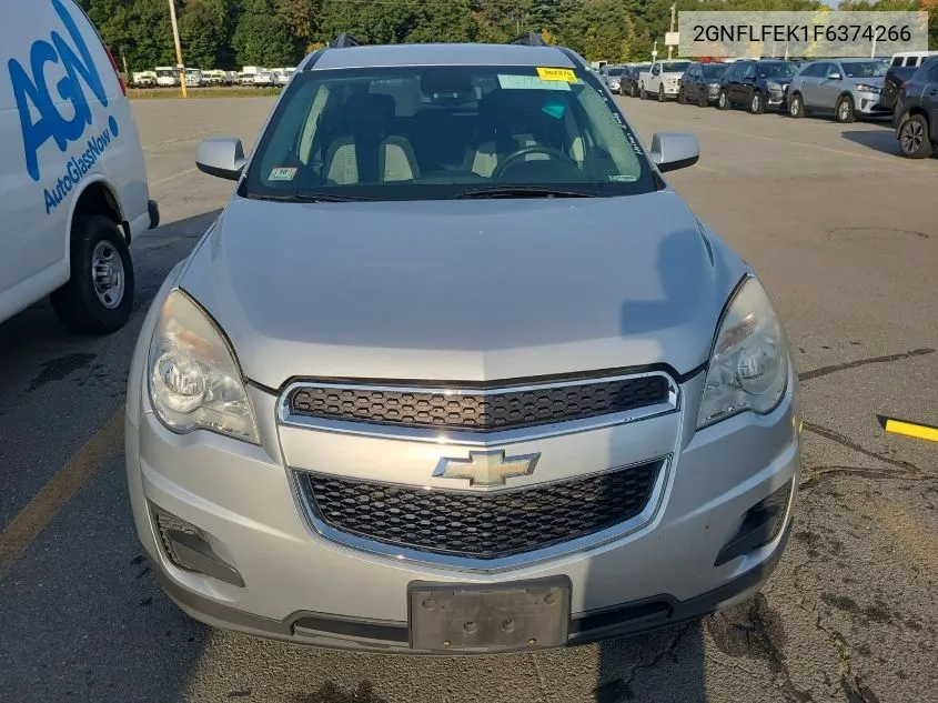 2015 Chevrolet Equinox Lt VIN: 2GNFLFEK1F6374266 Lot: 40536417