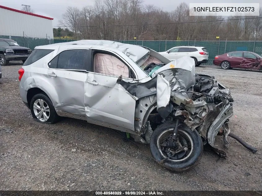 2015 Chevrolet Equinox Ls VIN: 1GNFLEEK1FZ102573 Lot: 40546929