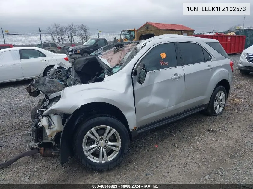 2015 Chevrolet Equinox Ls VIN: 1GNFLEEK1FZ102573 Lot: 40546929