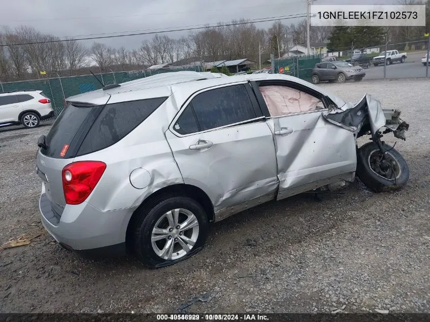 2015 Chevrolet Equinox Ls VIN: 1GNFLEEK1FZ102573 Lot: 40546929