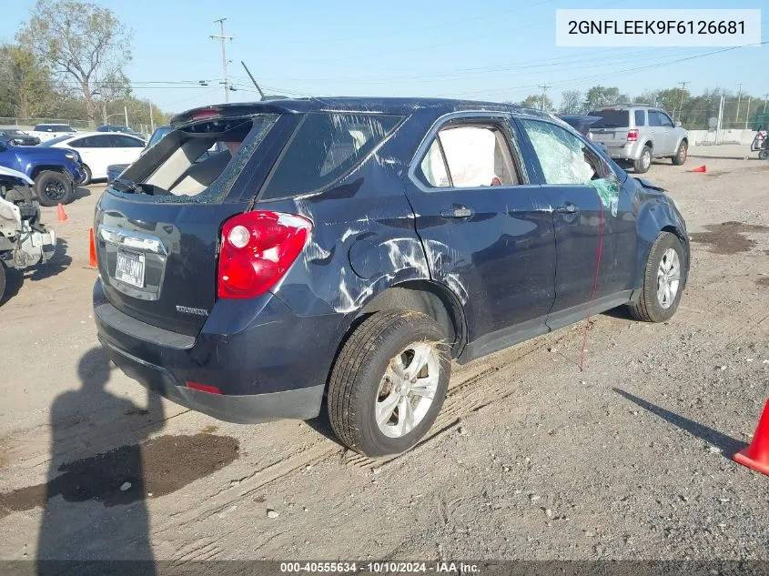 2015 Chevrolet Equinox Ls VIN: 2GNFLEEK9F6126681 Lot: 40555634