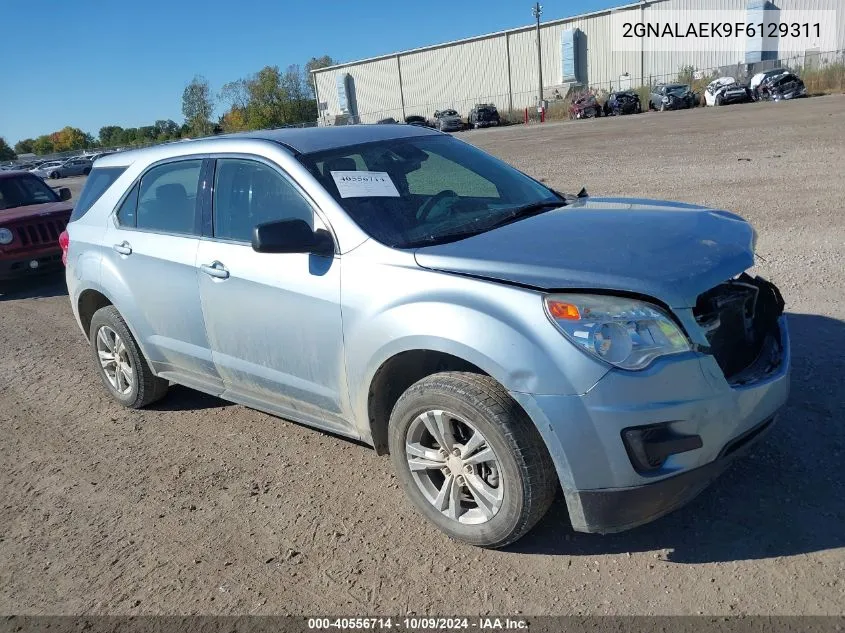 2015 Chevrolet Equinox Ls VIN: 2GNALAEK9F6129311 Lot: 40556714