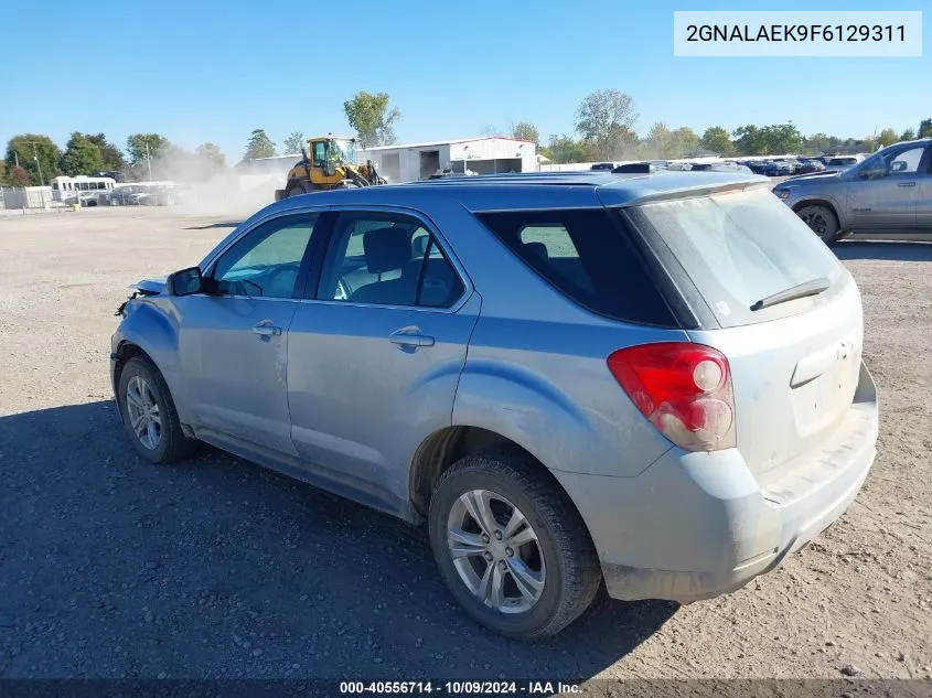 2015 Chevrolet Equinox Ls VIN: 2GNALAEK9F6129311 Lot: 40556714