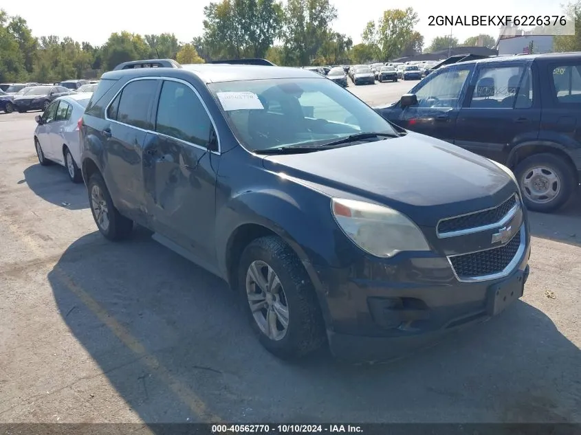 2015 Chevrolet Equinox 1Lt VIN: 2GNALBEKXF6226376 Lot: 40562770