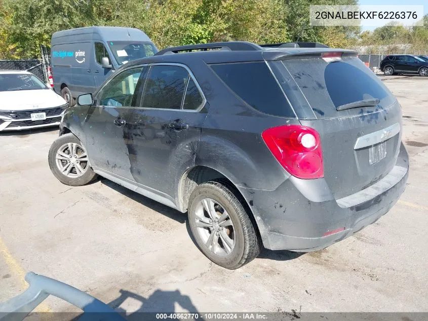 2015 Chevrolet Equinox 1Lt VIN: 2GNALBEKXF6226376 Lot: 40562770