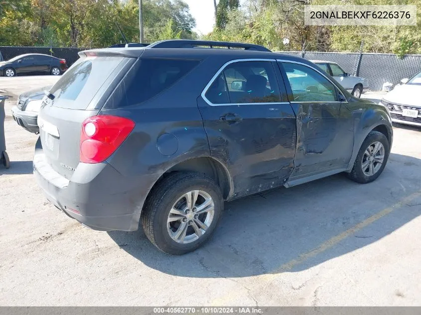 2015 Chevrolet Equinox 1Lt VIN: 2GNALBEKXF6226376 Lot: 40562770